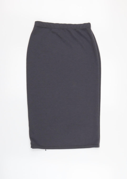 Preworn Womens Grey Plaid Skort Skirt Size M