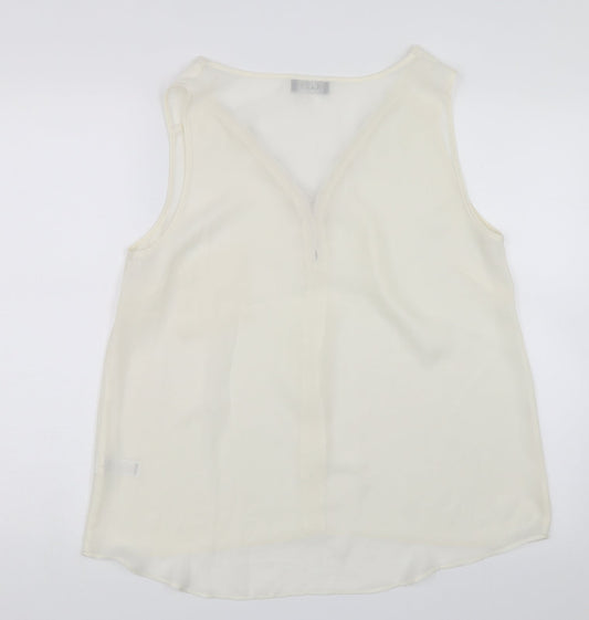 G21 Womens White Basic Blouse Size 14