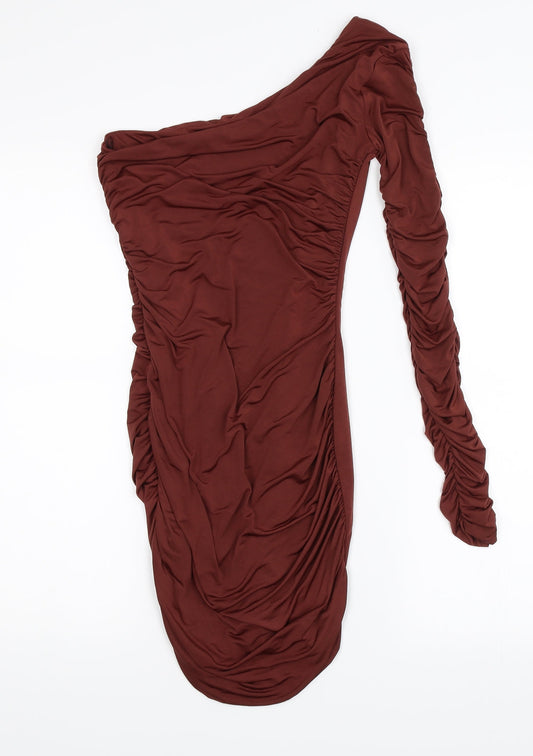 Missguided Womens Brown Bodycon Size 8