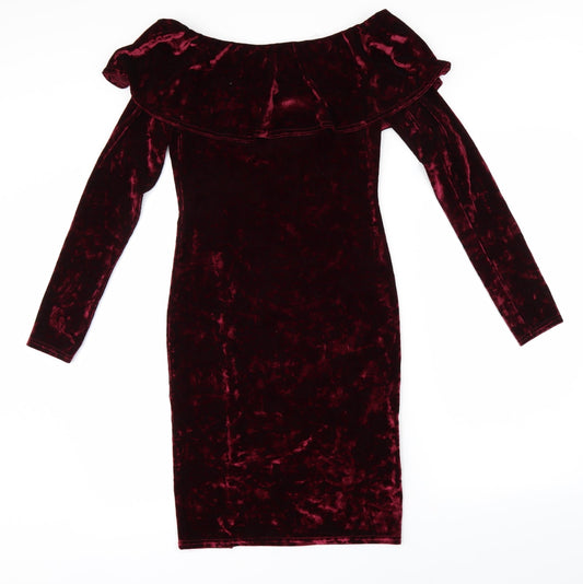 Quiz Womens Red Pencil Dress Size 10