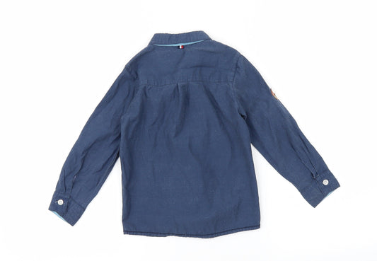 ZY&UP Boys Blue Basic Dress Shirt Size 2-3 Years