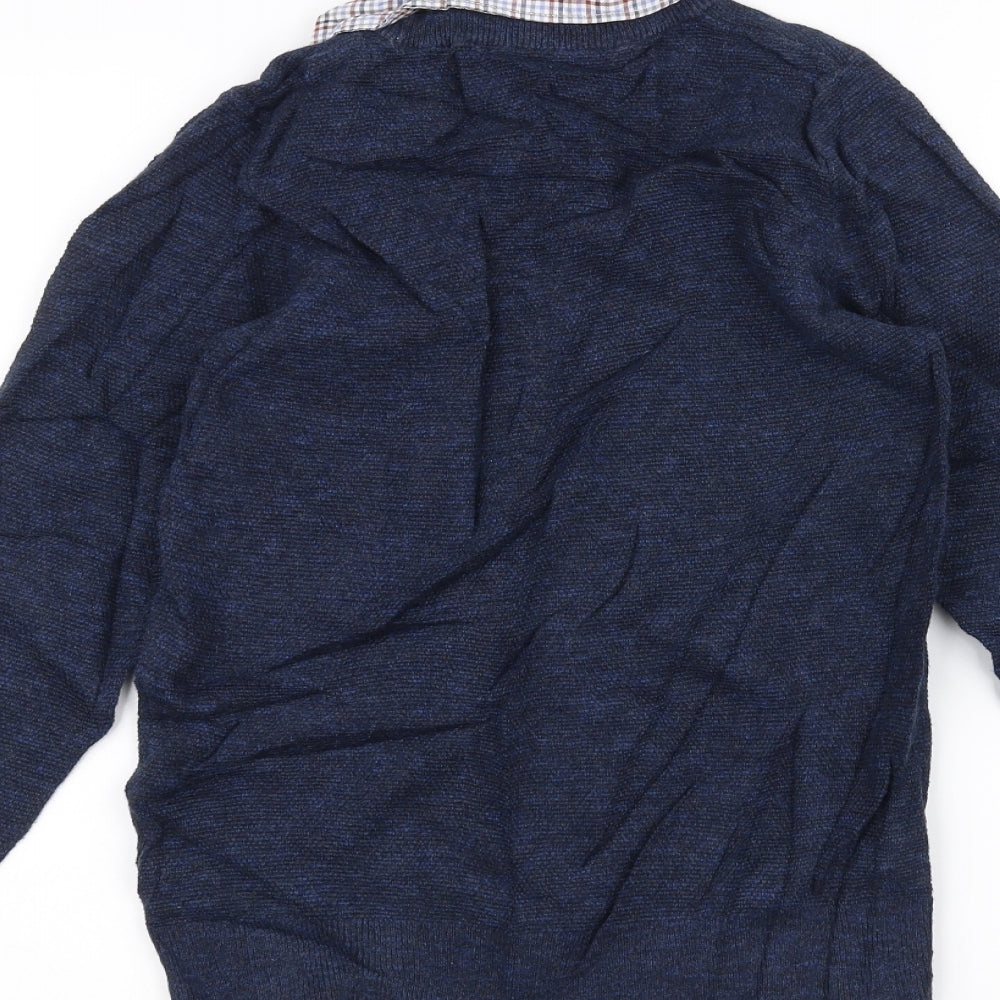 NEXT Girls Blue Pullover Jumper Size 10 Years