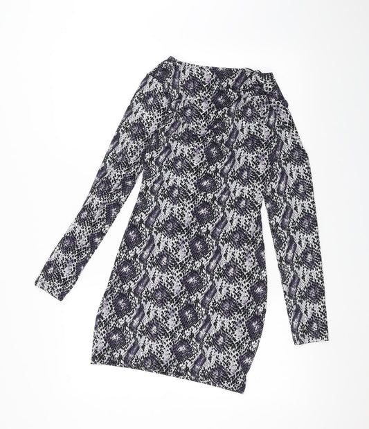 H&M Womens Blue A-Line Size 6