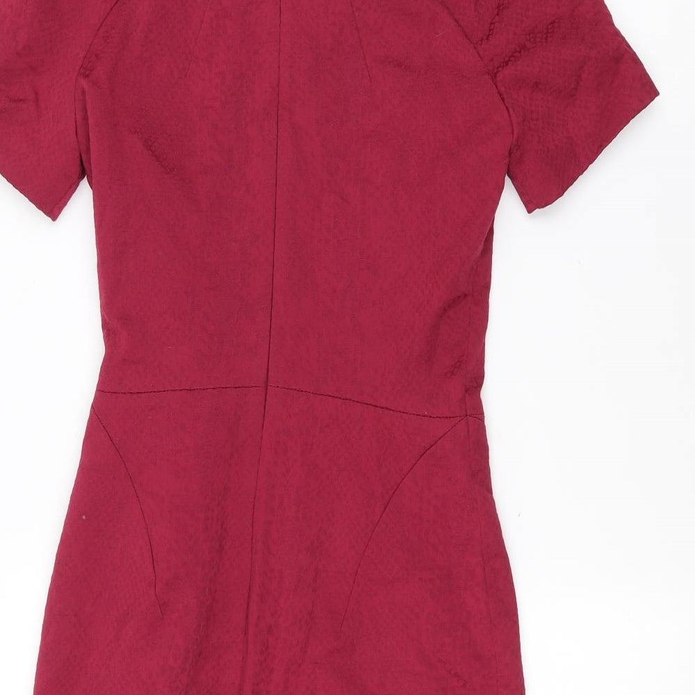 Coast Womens Red Pencil Dress Size 6