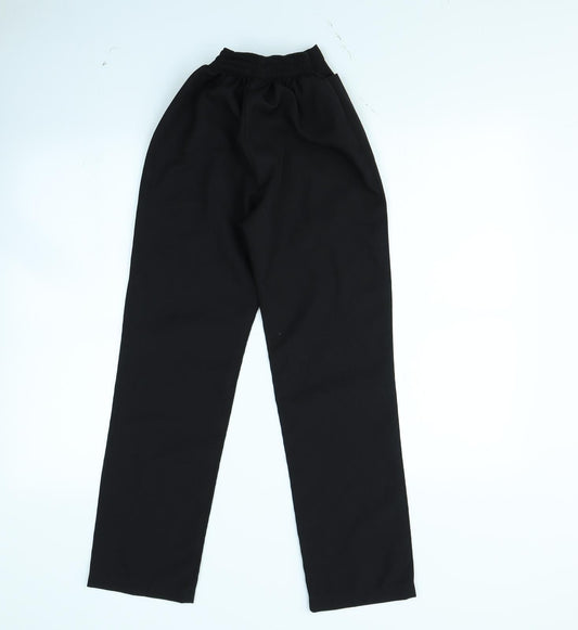 Preworn Boys Black Dress Pants Trousers Size 12 Years