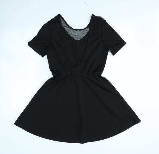 Glamorous Womens Black Fit & Flare Size 10