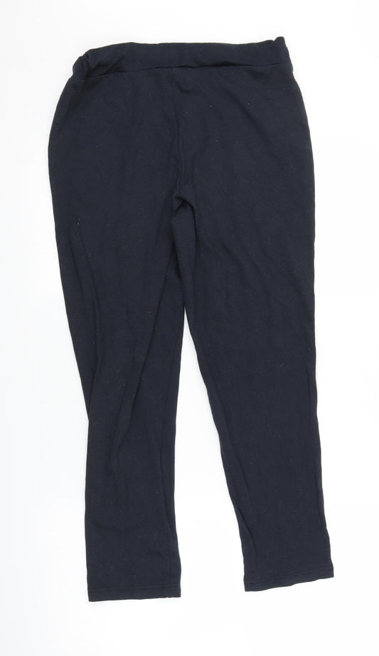 Sugar Crisp Womens Blue Sweatpants Trousers Size 12 L24 in