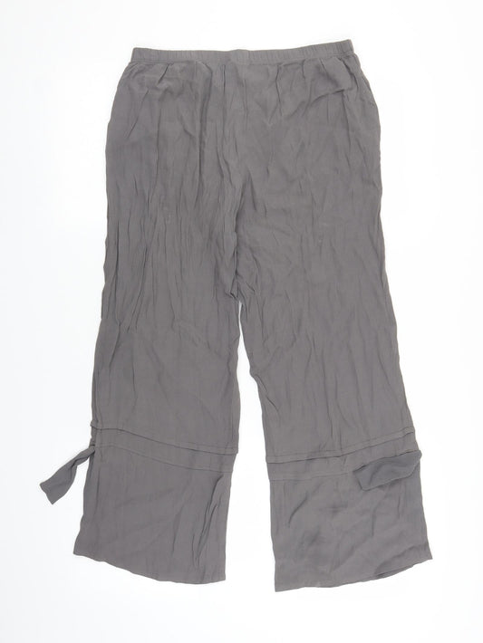 TS Womens Grey Trousers Size 12 L23 in