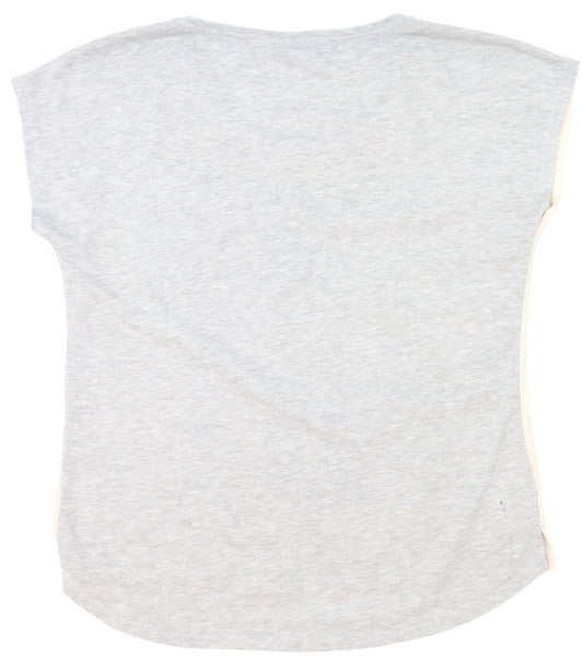 Yessica Womens Grey Basic T-Shirt Size L