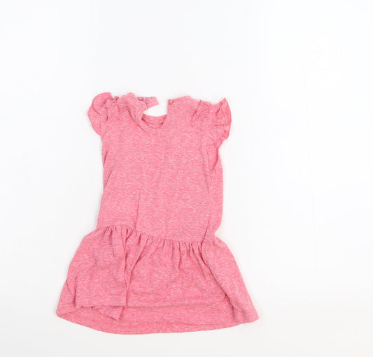 Young Dimention Girls Pink T-Shirt Dress