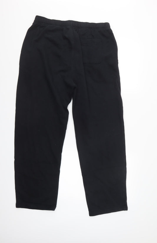 Easy Womens Black Sweatpants Trousers Size M L28 in