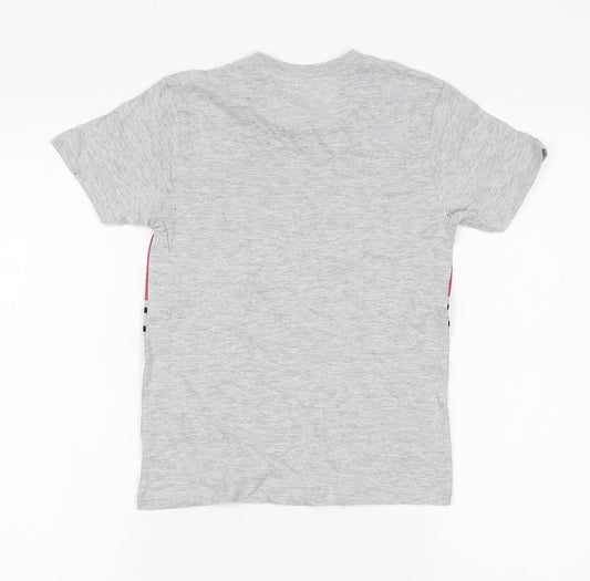 Pep&Co Boys Grey Basic T-Shirt Size 7-8 Years - Monaco MX Racing