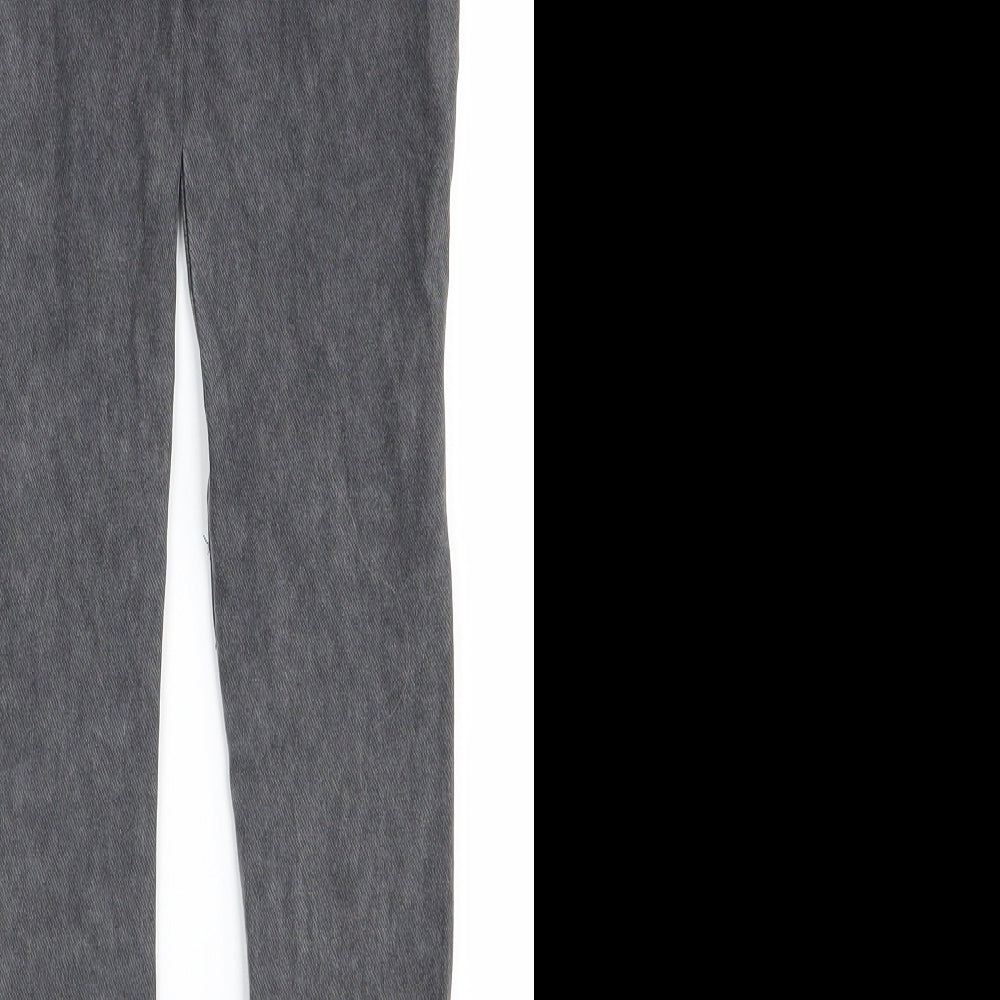 Preworn Girls Grey Skinny Jeans Size 10 Years