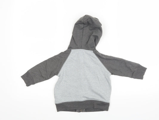 Gap Baby Grey Full Zip Jumper Size 12-18 Months