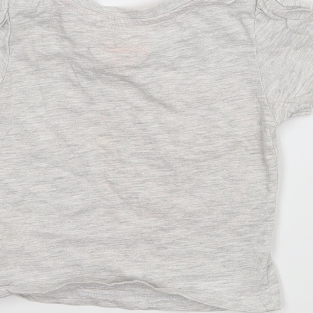 Primark Baby Grey Basic T-Shirt Size 6-9 Months