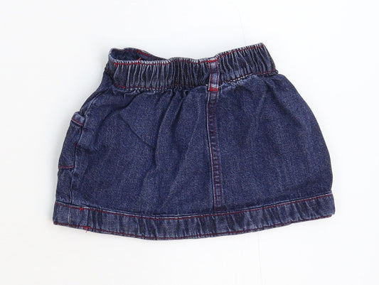 NEXT Girls Blue Denim Tutu Skirt Size 6-9 Months
