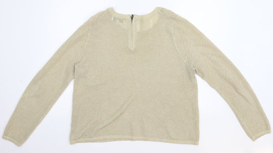 NEXT Womens Beige Pullover Jumper Size 16
