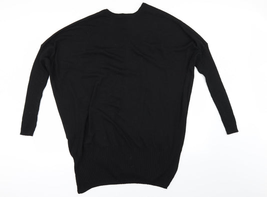 ASOS` Womens Black Cape Jumper Size 14