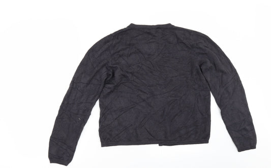 Marks and Spencer Womens Grey Cape Jumper Size 12