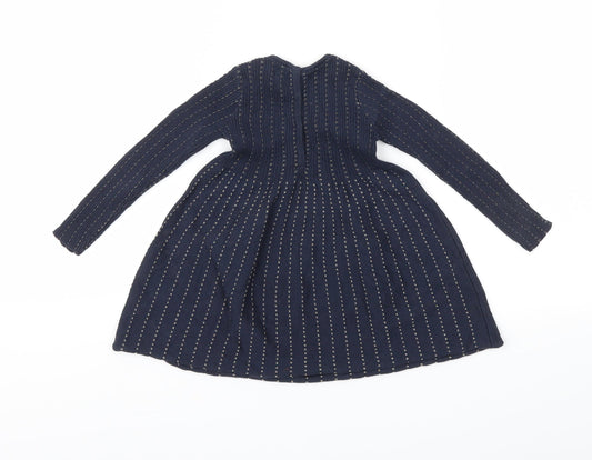 molo Girls Blue Fit & Flare Size 9-12 Months
