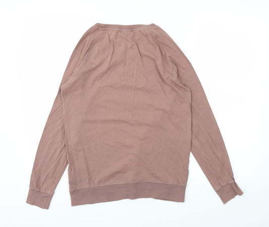 Buffalo Womens Brown Basic T-Shirt Size S