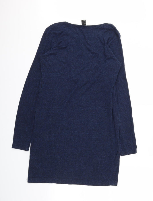 H&M Womens Blue Fit & Flare Size L