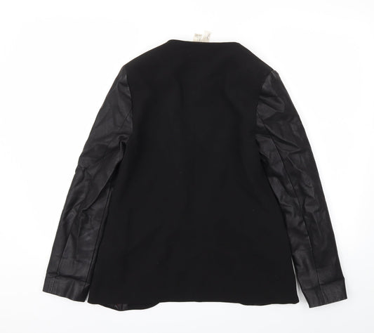FOREVER Womens Black Jacket Coat Size S