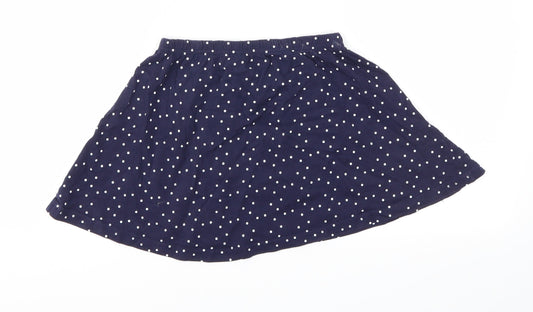 Topolino Girls Blue Polka Dot Flare Skirt Size 4-5 Years