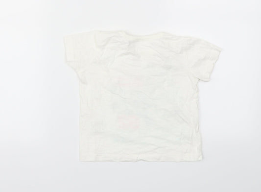 Matalan Boys White Basic T-Shirt Size 18-24 Months