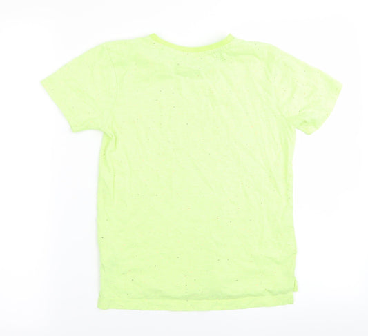 NEXT Boys Yellow Basic T-Shirt Size 7 Years