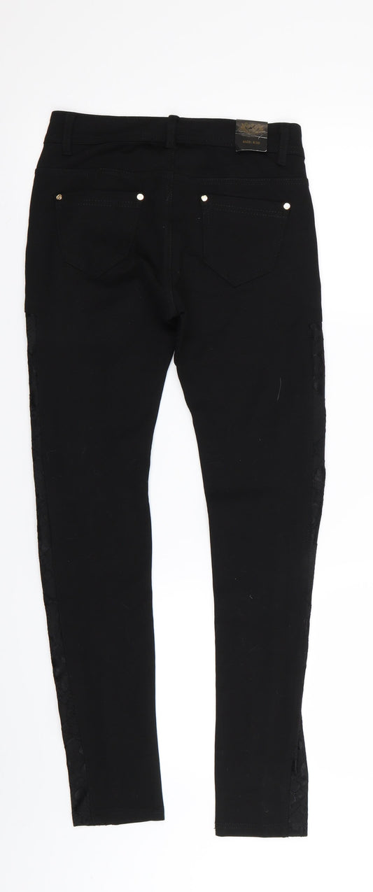 Preworn Womens Black Jegging Leggings Size 8 L28 in - Stretch waistband