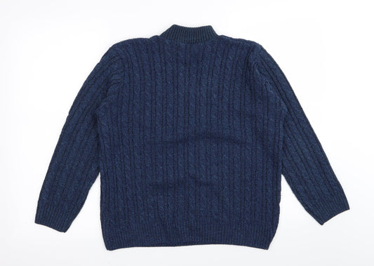 Preworn Womens Blue Pullover Jumper Size XS