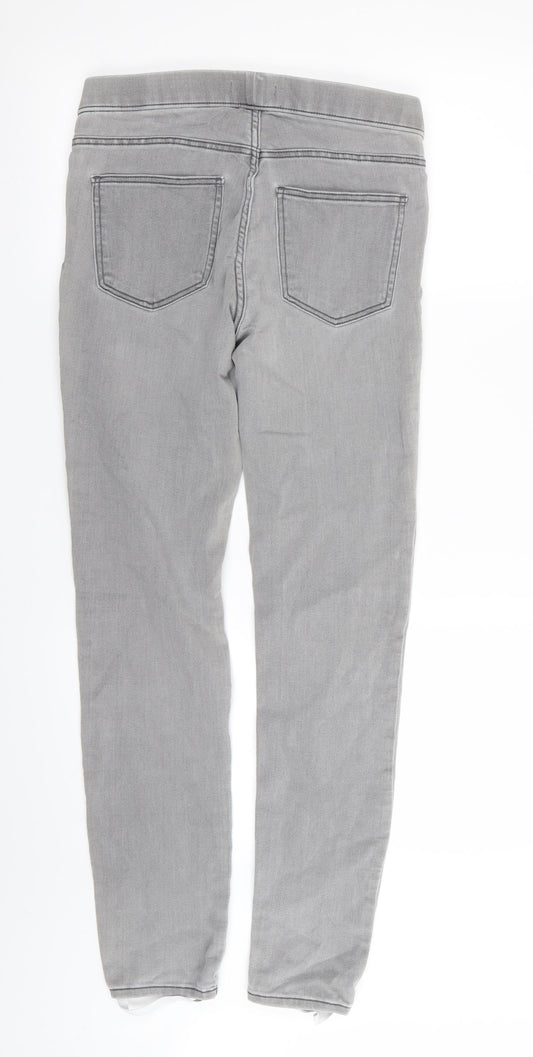 H&M Womens Green Jegging Leggings L29 in - Stretch waistband