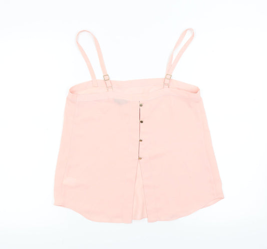 River Island Womens Pink Basic Blouse Size 8