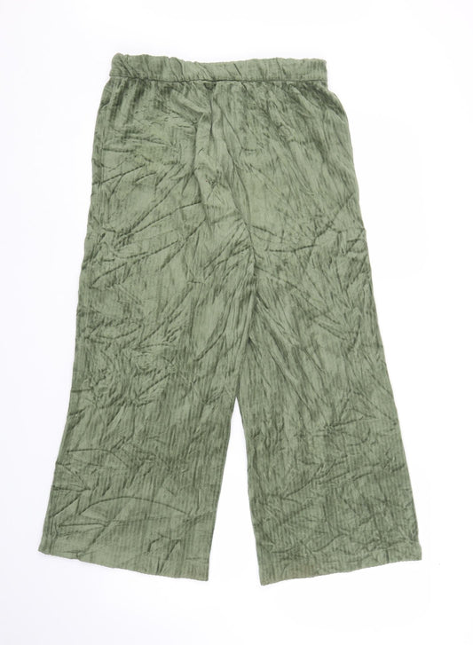 Monkl Womens Green Capri Trousers Size M L22 in