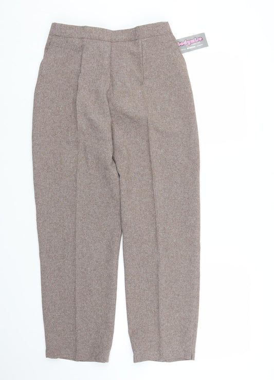 Preworn Womens Brown Pedal Pusher Trousers Size S L24 in