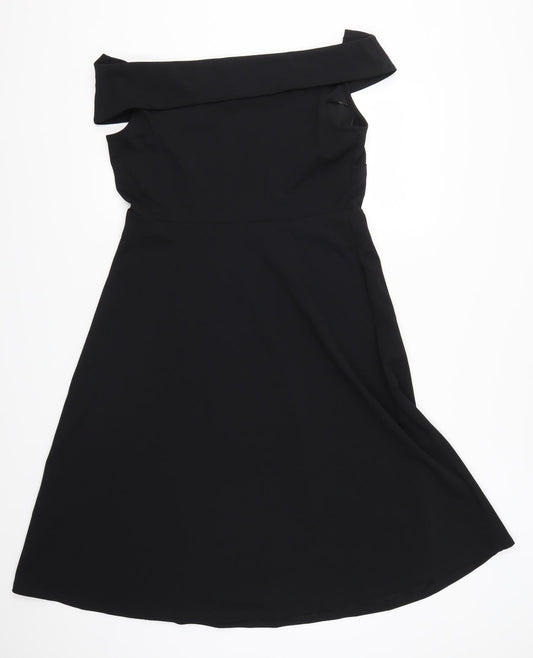 H&M Womens Black A-Line Size L