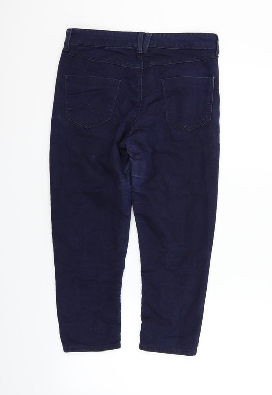 Marks and Spencer Womens Blue Straight Jeans Size 10 L20 in