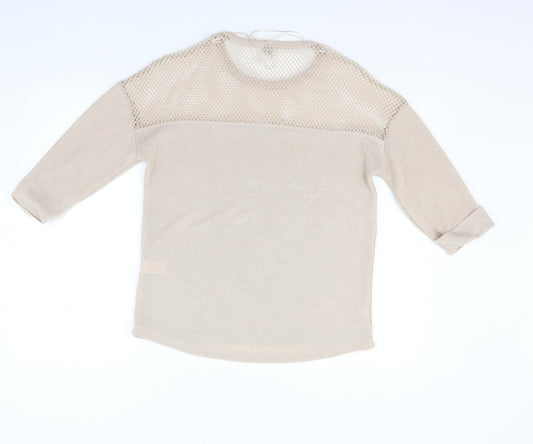 River Island Womens Beige Pullover Jumper Size 12