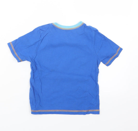George Boys Blue Basic T-Shirt Size 3-4 Years