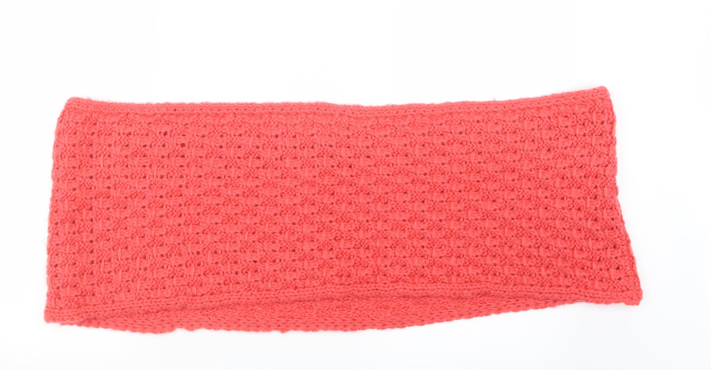 Accessorize Womens Pink Knit Scarf - Snood