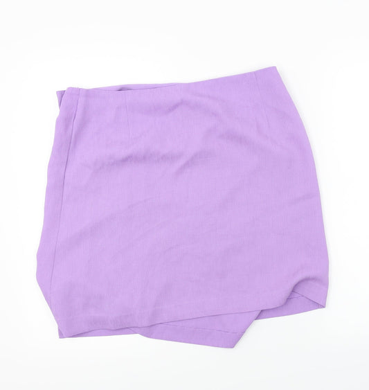 isabella Womens Purple A-Line Skirt Size 32 in