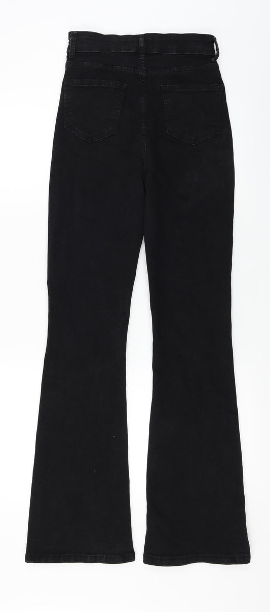 faboloos Womens Black Straight Jeans Size M L29 in