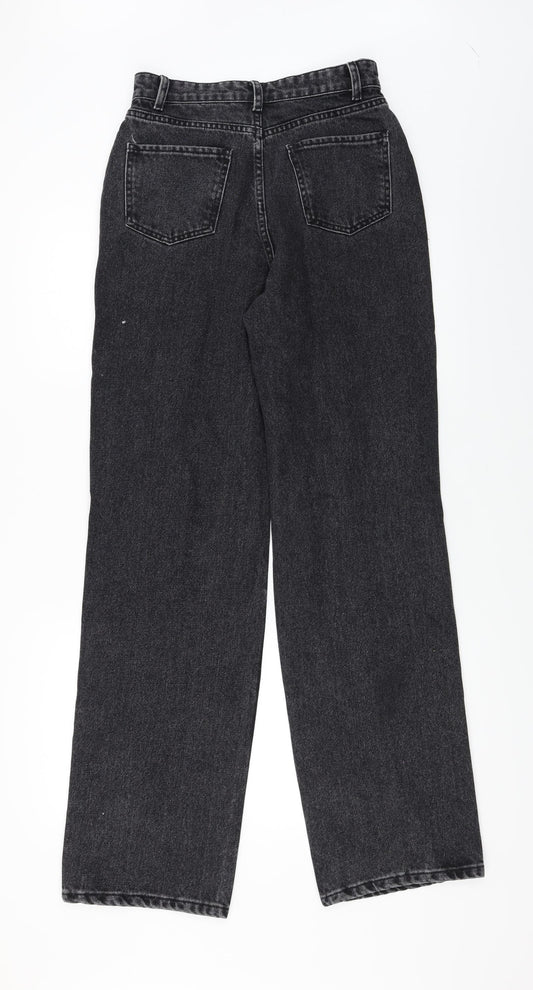 Preworn Womens Black Straight Jeans Size 10 L30 in