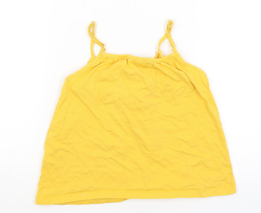 Matalan Girls Yellow Camisole Tank Size 8 Years