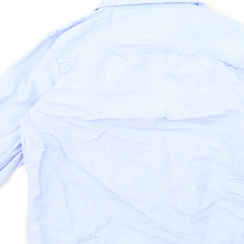 Primark Boys Blue Basic Button-Up Size 12 Years