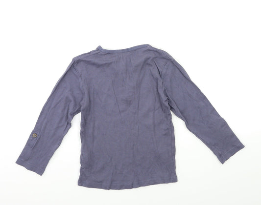 George Boys Grey Basic T-Shirt Size 5-6 Years