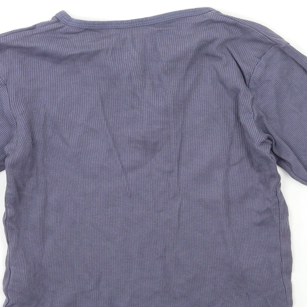 George Boys Grey Basic T-Shirt Size 5-6 Years