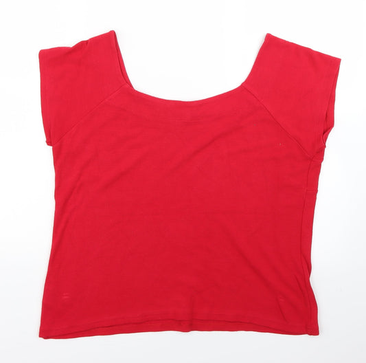 Etam Womens Red Camisole T-Shirt Size 20