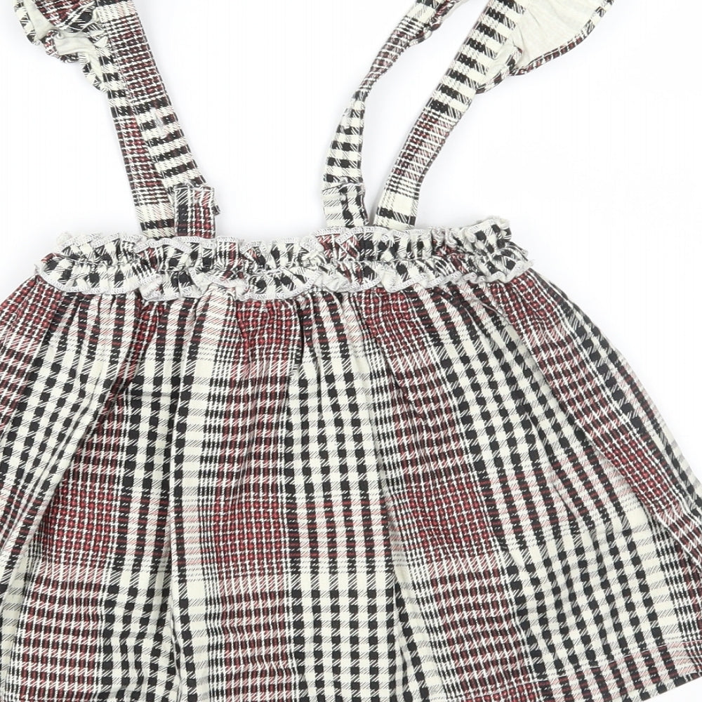 TU Girls Multicoloured Plaid Pleated Skirt Size 18-24 Months